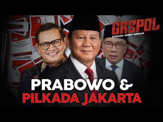 Denny Siregar: PRABOWO & PILKADA JAKARTA (Gaspol #298)