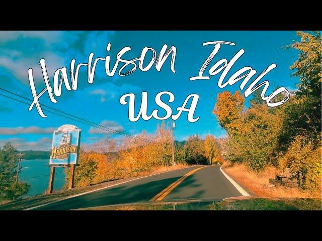 Beautiful Harrison Idaho [USA] Tiny Moutain Town on the Lake -4K Drive #pnw #driving #idaho