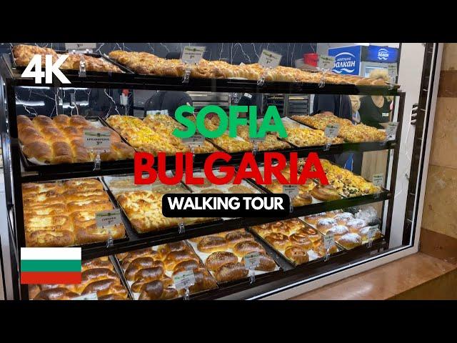 Sofia Bulgaria Walking Tour 4K софия българия HDR 60fps 