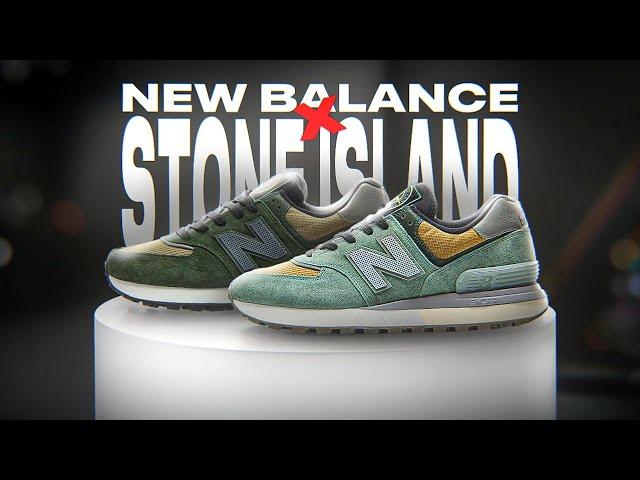 Обзор кроссовок New Balance 574 x Stone Island Legacy Light Green & Dark Green