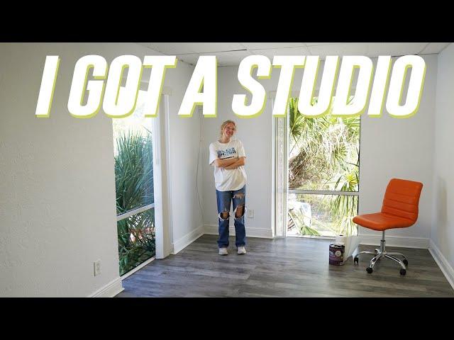  I GOT AN ART STUDIO | march studio vlog 