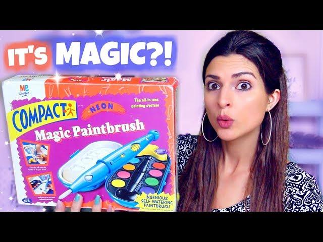 Testing a MAGIC PAINT BRUSH craft kit?! Plein Air Painting Art