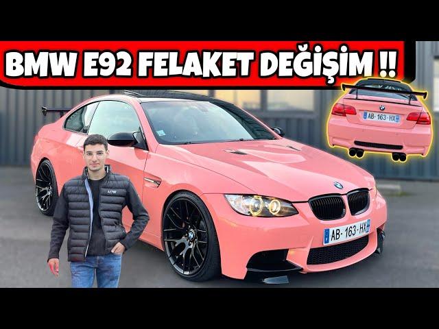 Fransa’dan BMW E92 getirip Türkiye’de Modifiye ettim ! M3 Yaptık kaderi değişti !!