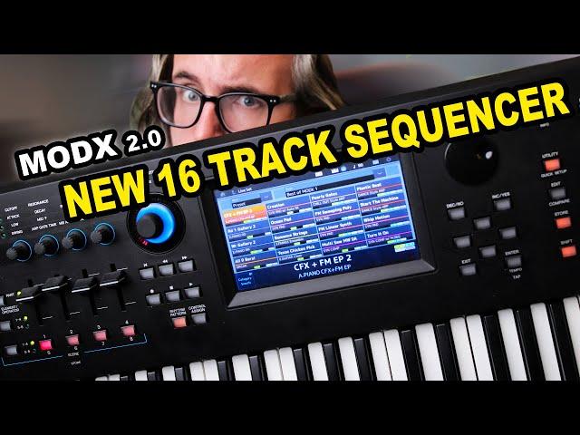 Yamaha MODX 2.0 Update — How to get started with the new sequencer