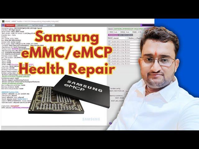 #3 How to Repair Bad Health & Program Samsung EMMC and EMCP - Step-by-Step Guide @PJ7Tech