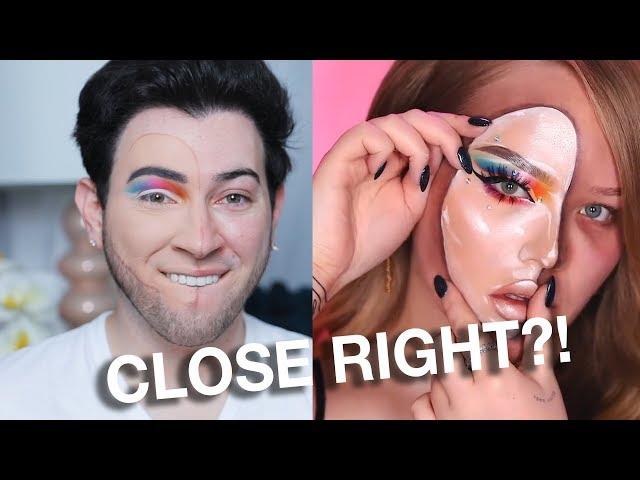 I TRIED FOLLOWING A NIKKIETUTORIALS HALLOWEEN TUTORIAL...