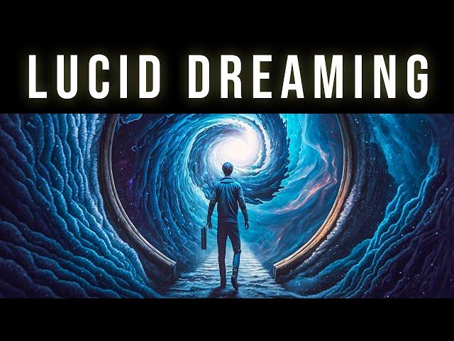 Enter The Dream Dimension While You Sleep | Binaural Beats Black Screen Sleep Music For Vivid Dreams