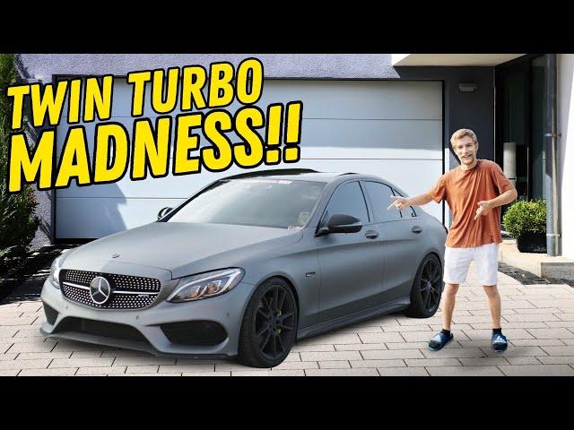 Tuned Mercedes C43 AMG Review | POV Drive + Pulls