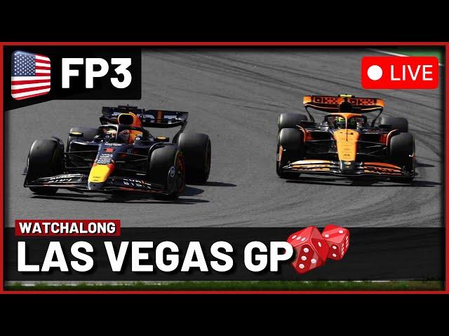 F1 Live - Las Vegas GP Free Practice 3 Watchalong | Live timings and Commentary | Vegas GP