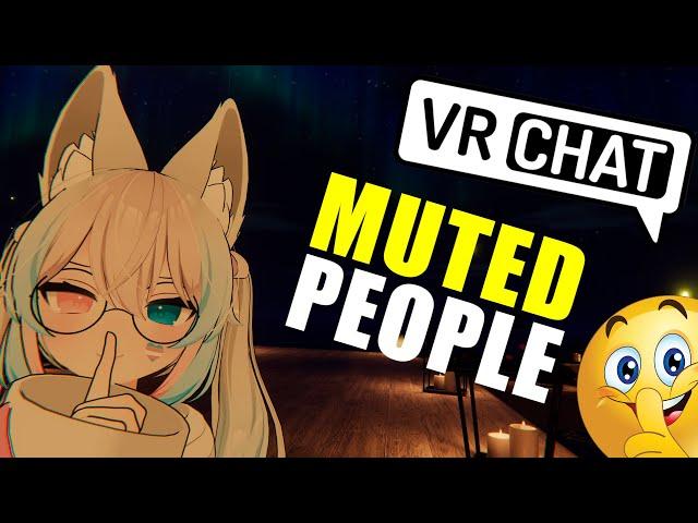 Muted people in VRChat and my story with one of them - VRChat