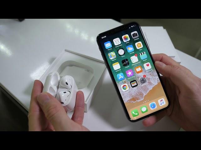 Оригинальные беспроводные наушники Apple Airpods в iPhonePiter