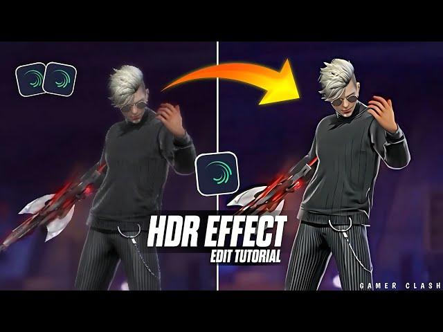 Make HDR Effect In Alight Motion  || How To Make HDR CC In Alight Motion  || IT'S Gamer Clash