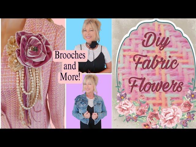 How To Make Fabric Flower Accessories and Embellishments