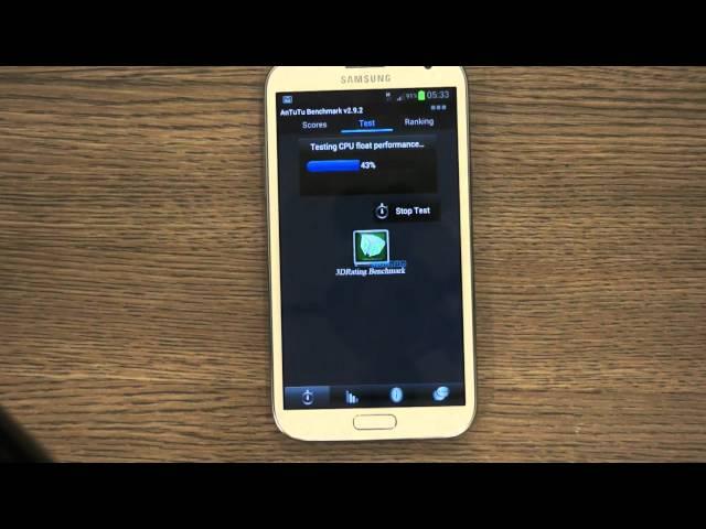 Samsung Galaxy Note 2 N7100 Final Benchmarks Part 2 Nenamark 2, Quadrant, Antutu - iGyaan