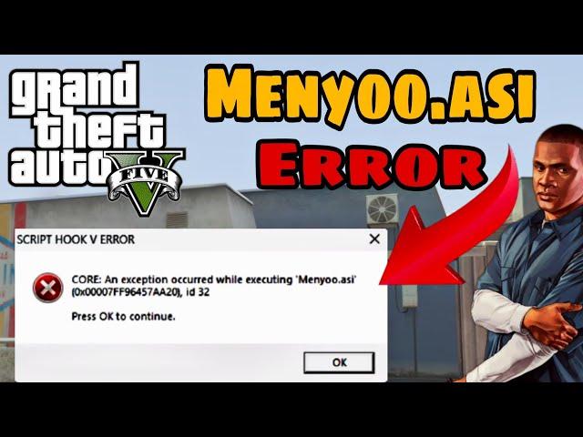 How to fix Menyoo.asi Error | Script hook v error | GTA 5 MODS | 2024