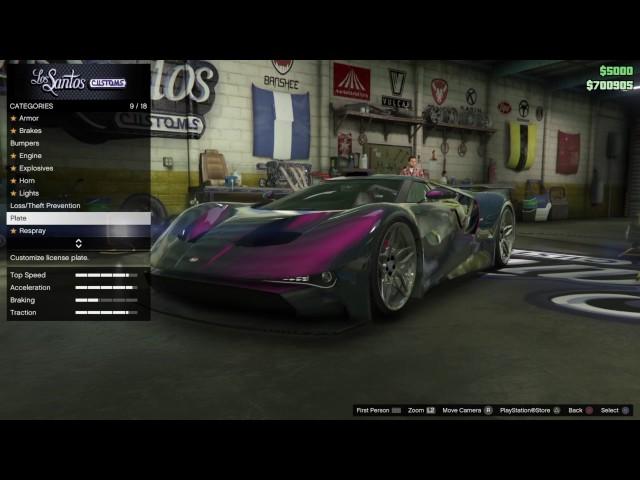 GTA V Vapid FMJ customization