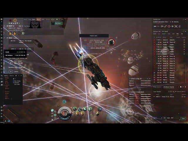 EVE Online Radiance drone site + Molting Season escalation final step