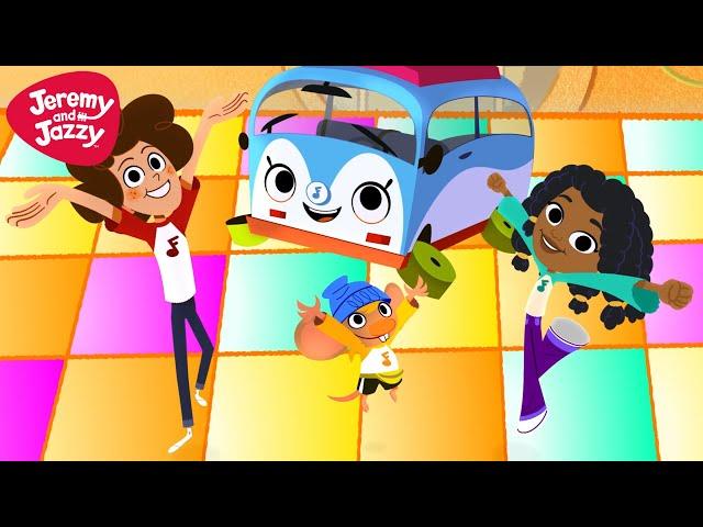 Funky Freeze Dance | Kids Songs | Jeremy and Jazzy