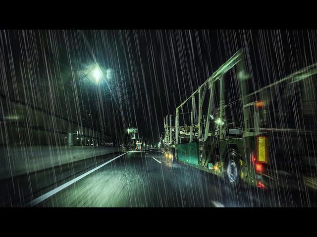 ️Driving in the rain on the Tokyo Expressway for #Sleep #Work #Study