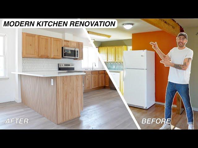 I spent $5,000 to gain $25,000 in Equity!!! DIY MODERN KITCHEN RENOVATION