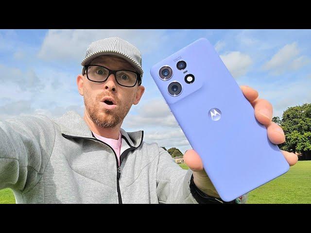 Vlogging with the Motorola Edge 50 Pro.