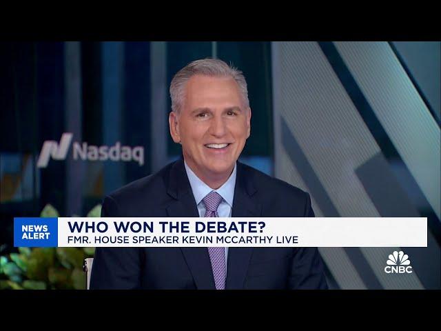 Trump is going to win the election, says former House Speaker Kevin McCarthy