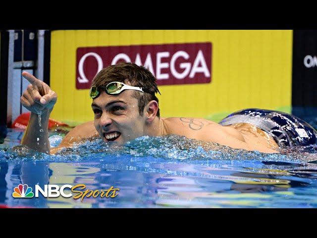 Ryan Held wins swim off to make World Championship 50m free final | NBC Sports