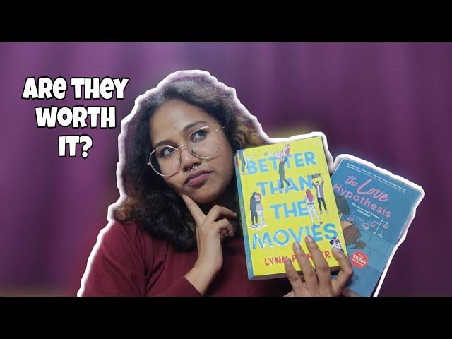 I read Booktok romance for the first time: The Love Hypothesis & Better Than The Movies Reading Vlog