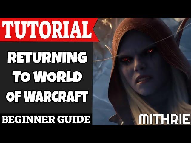 Returning to World of Warcraft Tutorial Guide (Beginner)