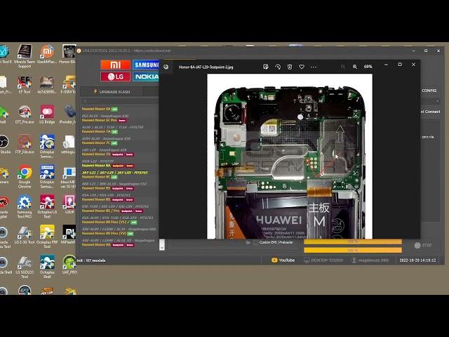 Huawei Y6s/ Honor 8A (JAT-L29), Remove Google Account, Bypass FRP. UnlockTool One Click.