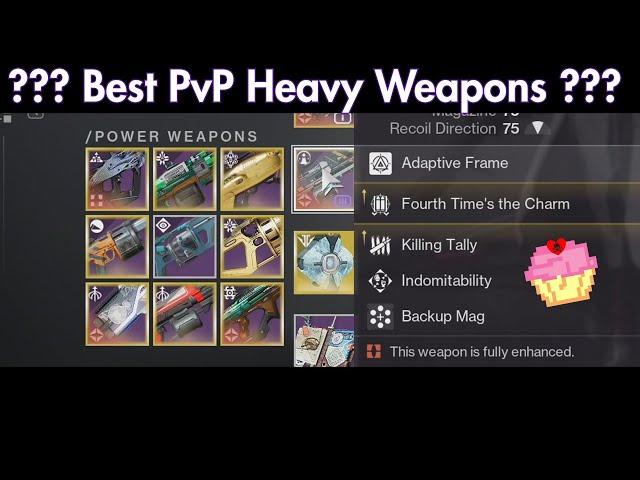 What are the best Heavy Weapons in PvP ? ? ? (Legendary)