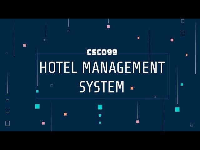 Hotel Management System (C coding)