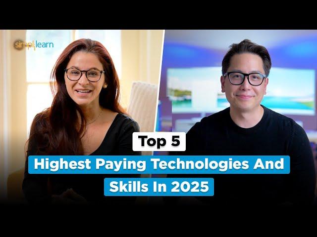 Top 5 Highest Paying Technologies And Skills In 2025 | High Paying Technologies 2025 | Simplilearn