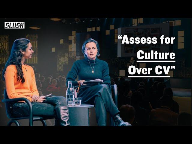 Roxanne Varza: Director @Station F, Eva Lægdsgaard: Co-founder @Podimo, Company Culture | Slush 2024