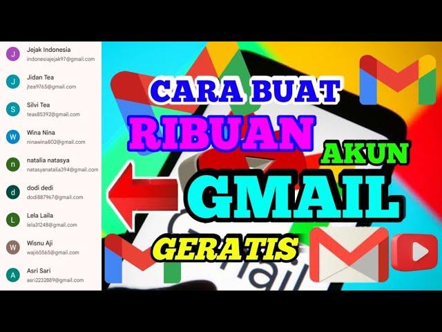 cara buat ribuan akun Gmail untuk kejar 4000  jam tayang youtube