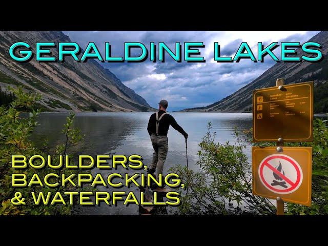 A Bouldering Journey Backpacking the Entire Geraldine Lakes Valley in Jasper National Park