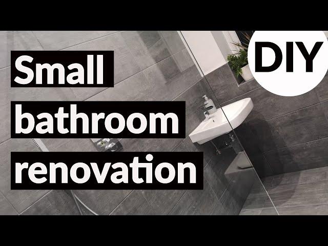 DIY SMALL BATHROOM RENOVATION/ Making the most of our ensuite