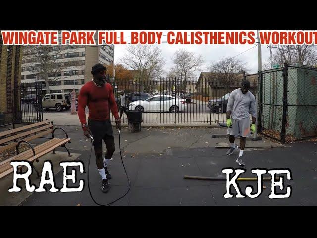 WINGATE PARK CALISTHENICS Fit Over 40 ||  FULL BODY BODYWEIGHT WORKOUT without GYM EQUIPMENT