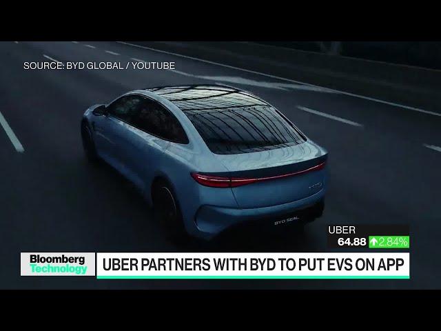 Uber Partners With BYD to Put Drivers in 100,000 EVs