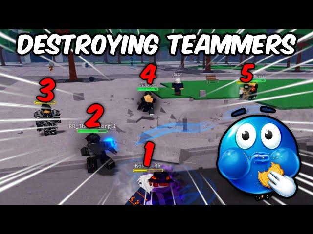 DESTROYING TOXIC TEAMERS in The Strongest Battlegrounds   | ROBLOX The Strongest Battlegrounds