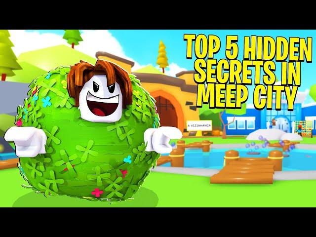 Top 5 HIDDEN SECRETS In Meep City (November Update)