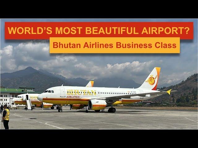 BEAUTIFUL PARO AIRPORT: Flying Bhutan Airlines from Paro