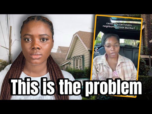 Why White Ppl Move Out Of A Neighborhood When Black Ppl Move In.