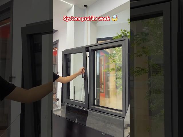 Aluminium system profile work aluminium windows V's upvc windows #aluminiumwindow #bifoldwindows