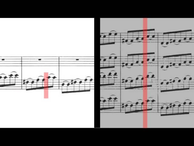 BWV 1052 - Harpsichord Concerto in D Minor (Scrolling)