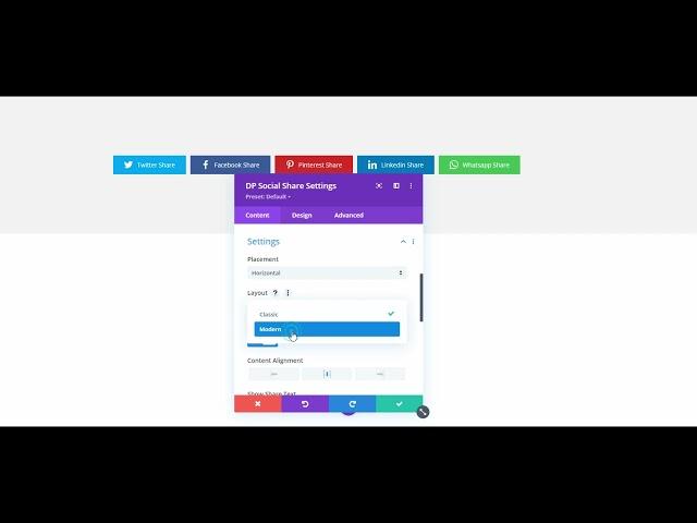 How To Create Social Share Buttons With Divi Social Plus