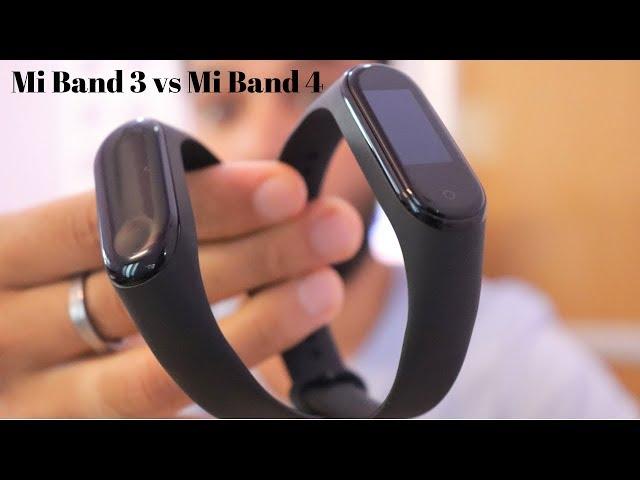 Xiaomi Mi Band 3 vs Mi Band 4 Comparison - Specs, Design