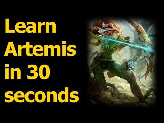 HOW TO PLAY ARTEMIS IN 30 SECONDS - Quick Smite God Guide