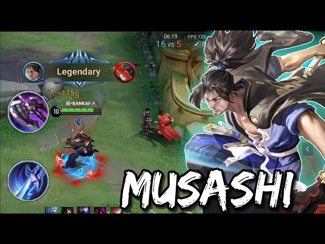 Musashi - Jungler Build | Triplekill + MVP Full Gameplay | Honor of Kings 2024 (Global)