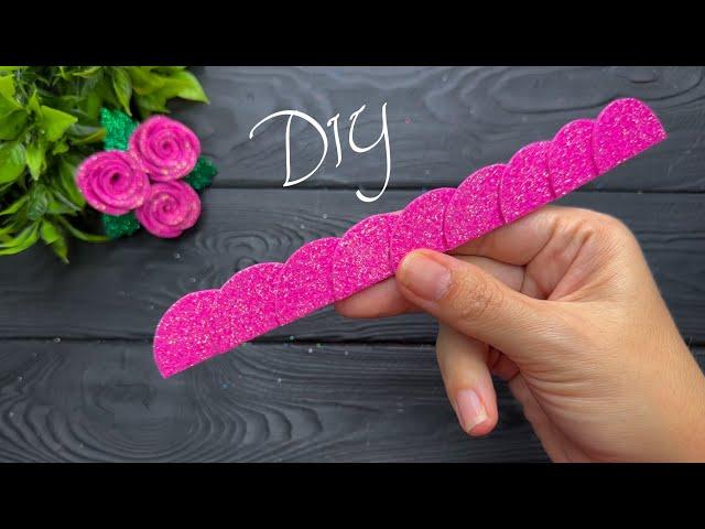 Amazing! The Simple Way to Create Stunning Glitter Roses